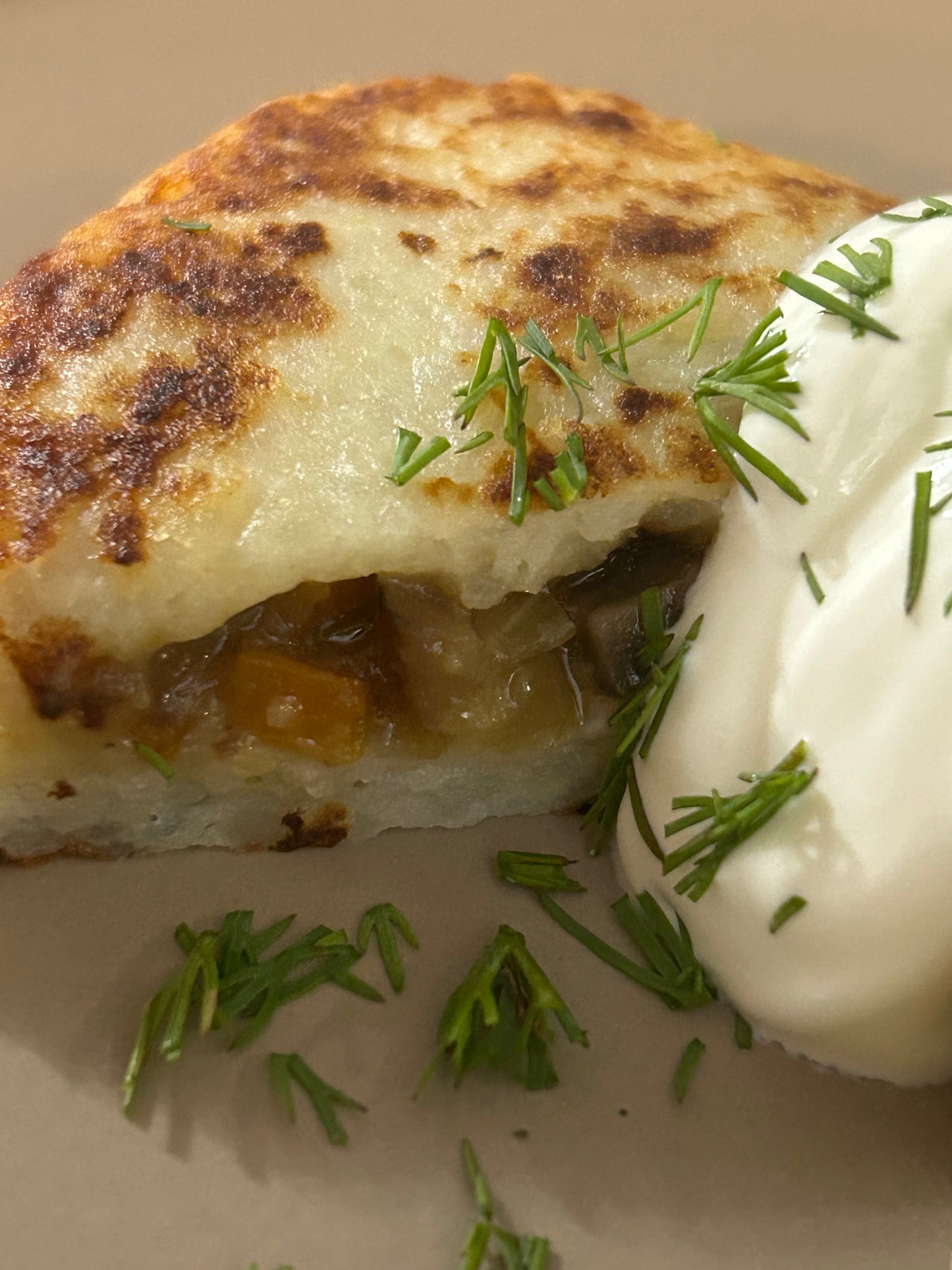 Homemade boiled potatoes pancakes Lithuanian traditional dish "Žemaičiai"