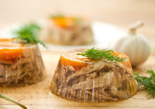 Homemade pork&beef in jelly