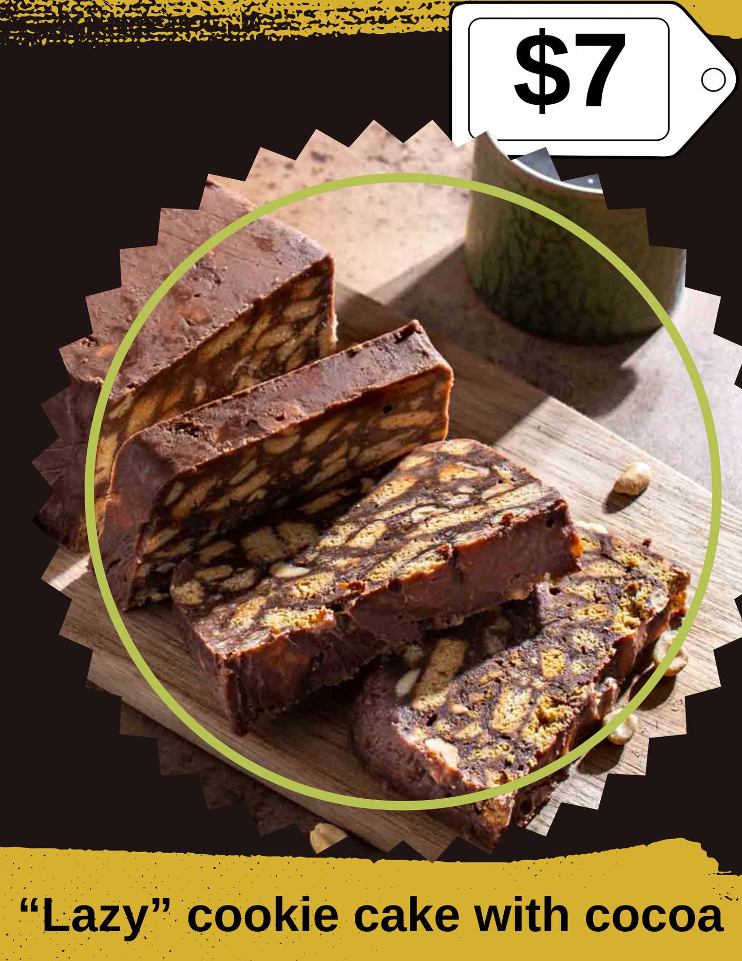 Food trailer menu on-site