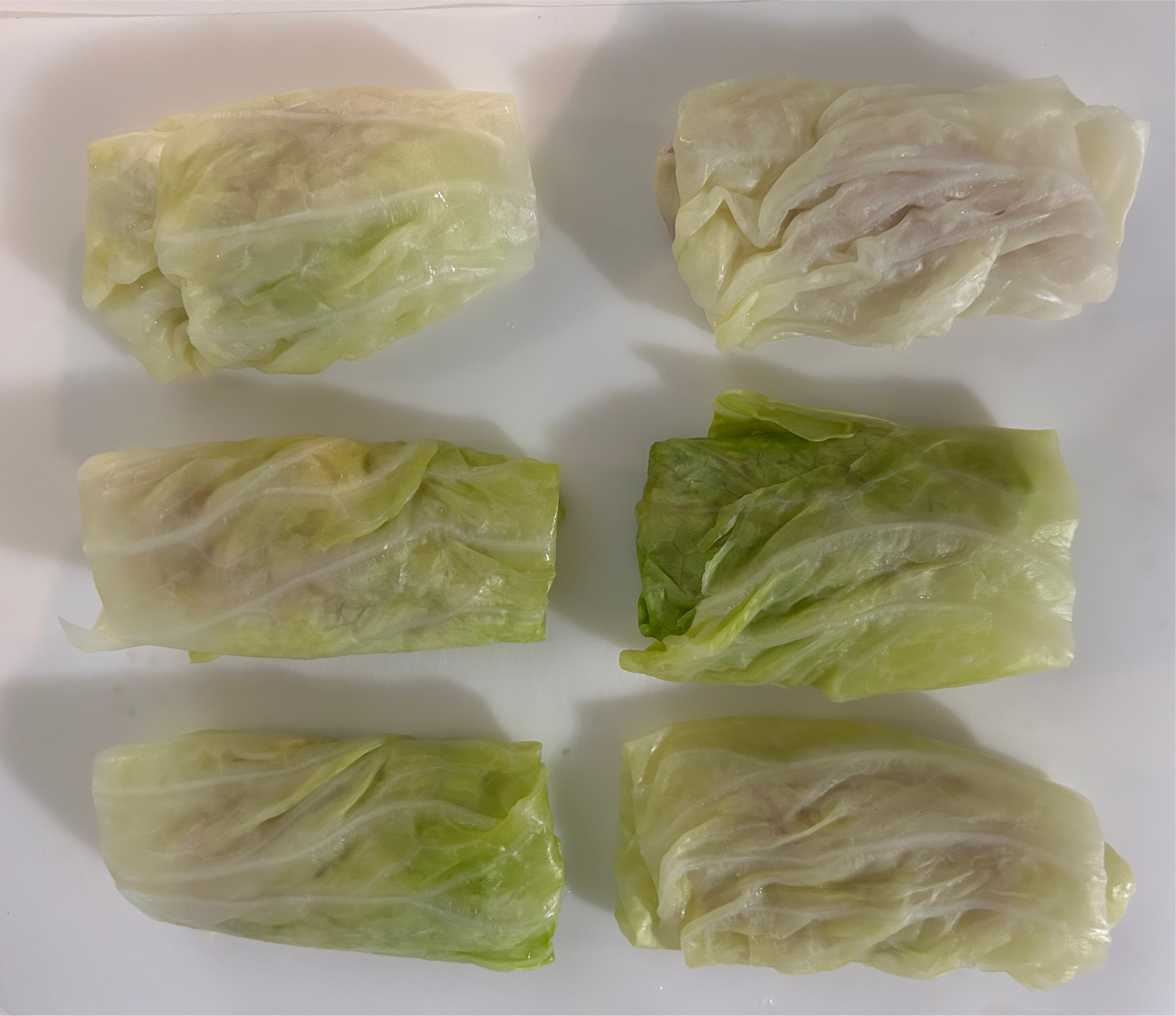 Frozen traditional Lithuanian Stuffed Cabbage Rolls / Tradiciniai balandėliai